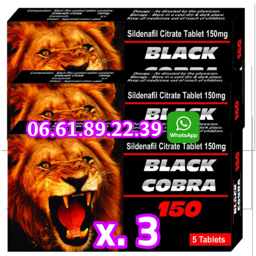 Black cobra 200 mg بلاك كبرى مقوي جنسي تؤخذ حبة قبل الجماع بساعة يعطيك قوه وصلابة للقضيب اثناء الجماع ويدوم فعالية بلاكوبرا مدة 12 ساعة